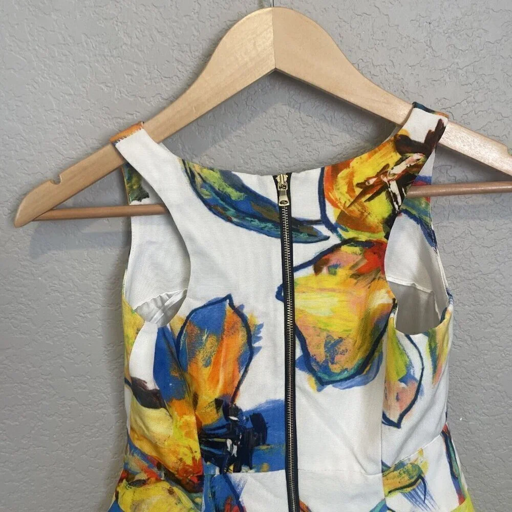 Milly Minis Of New York Milly Pop Art Floral Racerback Dress 10 Girls Sleeveless